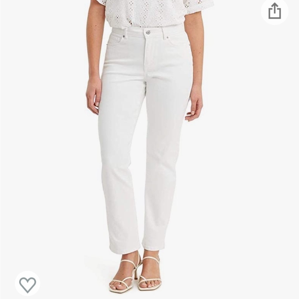 White denim straight Levi’s jeans - Picture 3 of 3